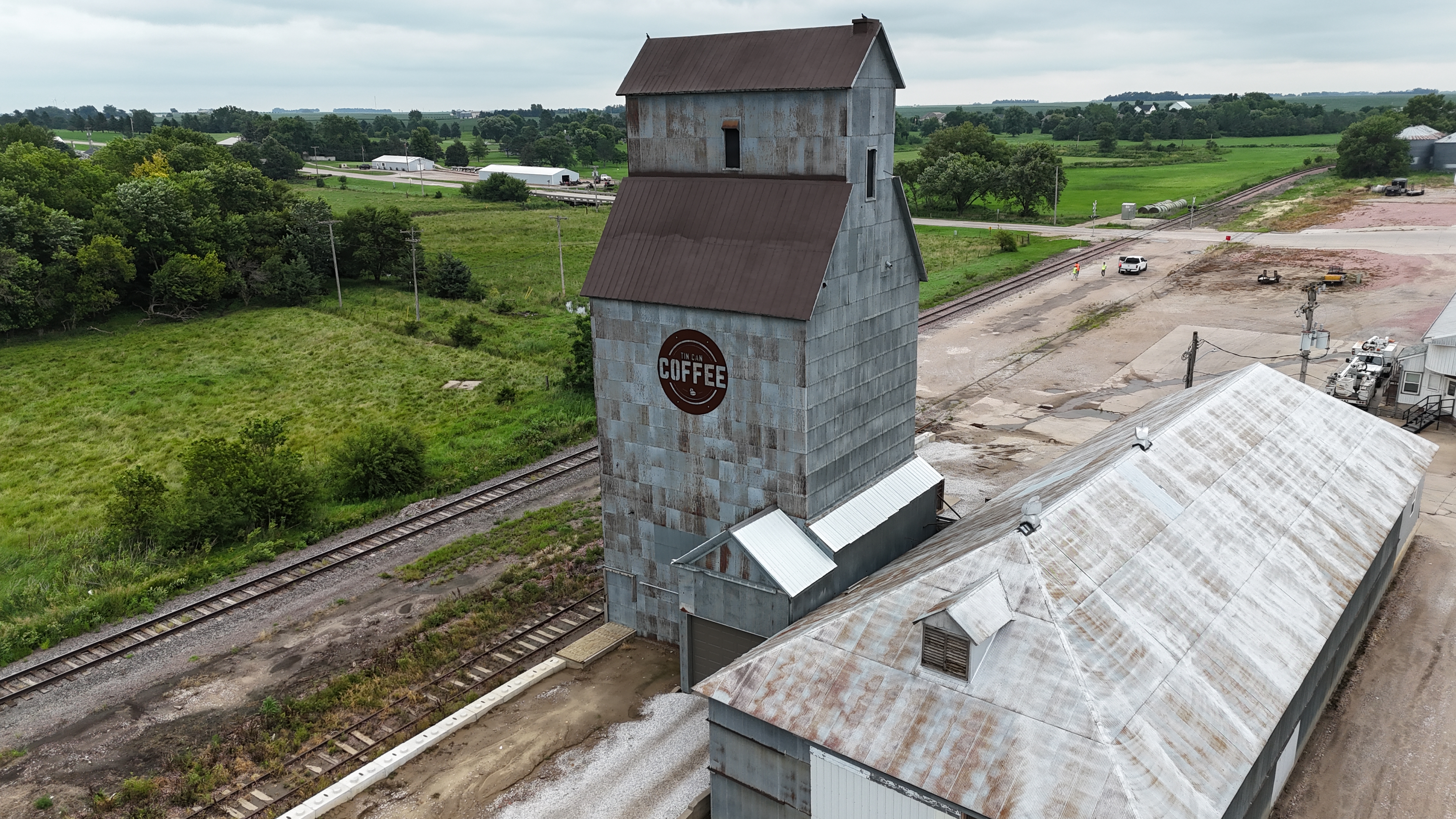 Corporate marketing aerial photography