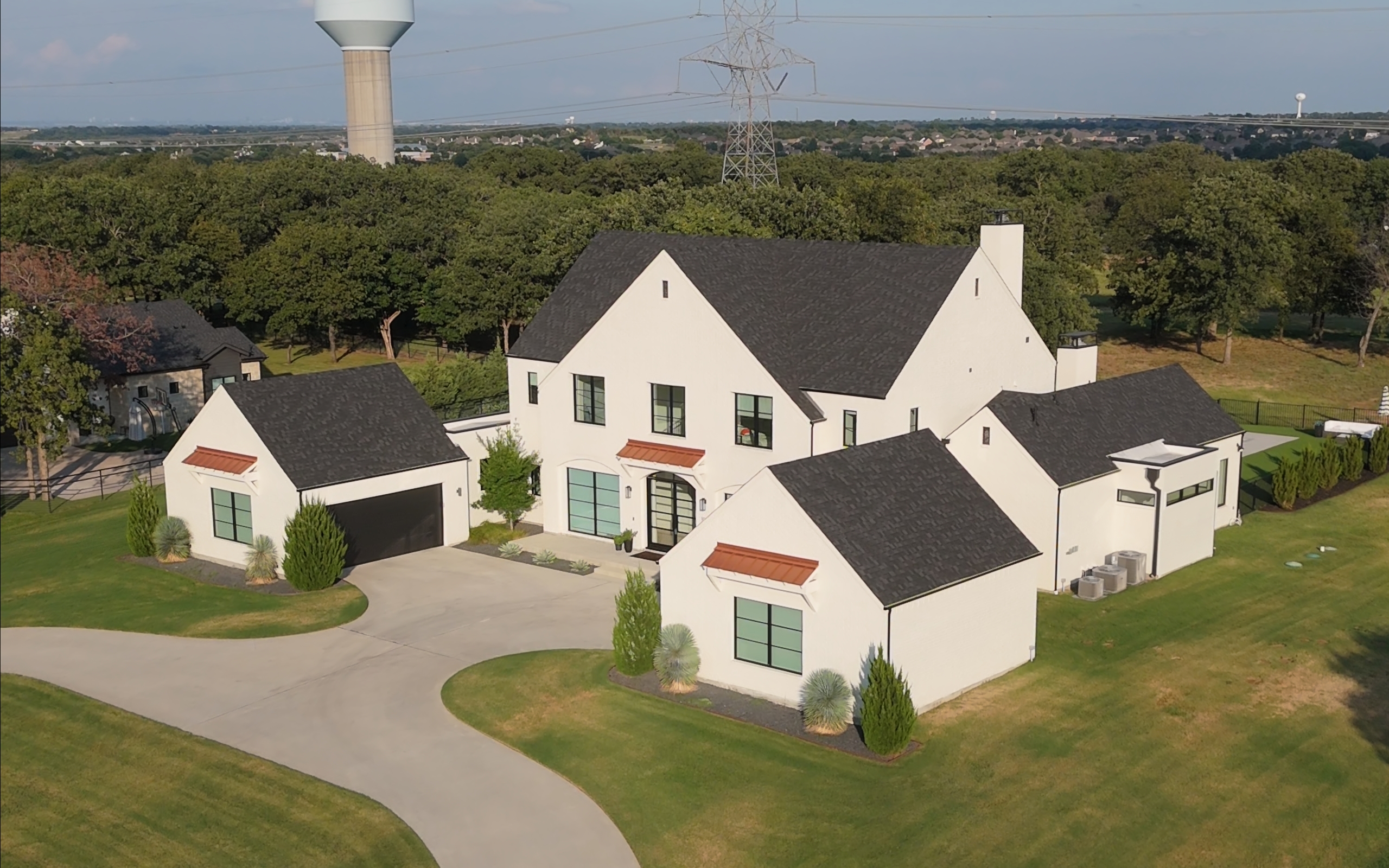 Residential property aerial photography
